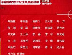 国足26人大名单公布，扬科维奇的国足年轻化改造正式开始